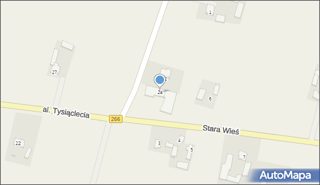 Stara Wieś, Stara Wieś, 2a, mapa Stara Wieś