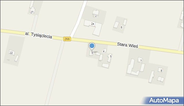 Stara Wieś, Stara Wieś, 3, mapa Stara Wieś