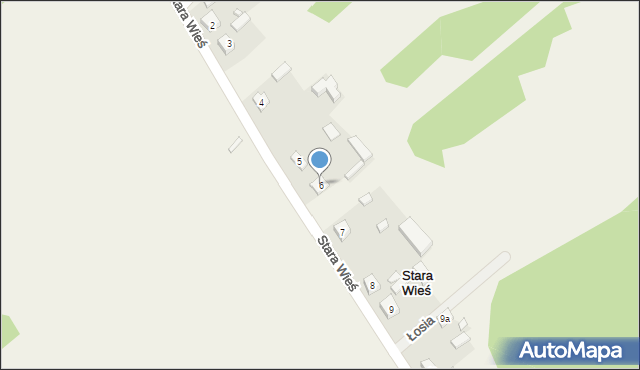 Stara Wieś, Stara Wieś, 6, mapa Stara Wieś