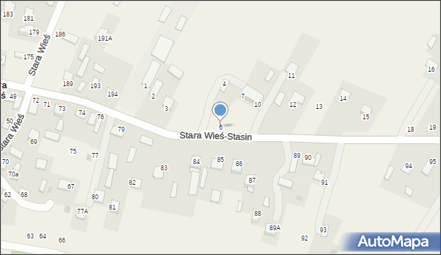 Stara Wieś-Stasin, Stara Wieś-Stasin, 6, mapa Stara Wieś-Stasin