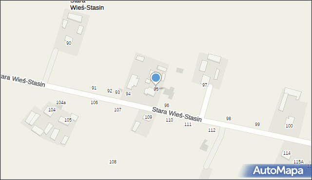 Stara Wieś-Stasin, Stara Wieś-Stasin, 95, mapa Stara Wieś-Stasin