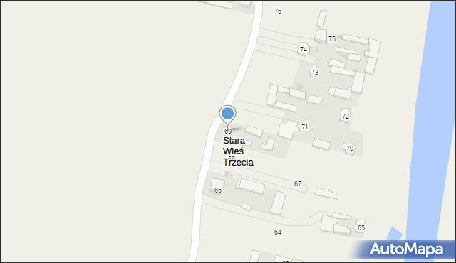 Stara Wieś Trzecia, Stara Wieś Trzecia, 69, mapa Stara Wieś Trzecia