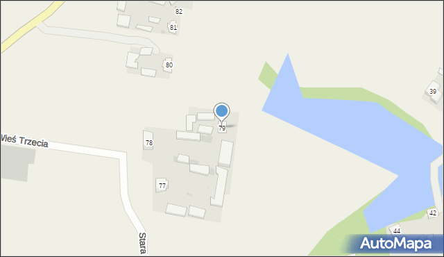 Stara Wieś Trzecia, Stara Wieś Trzecia, 79, mapa Stara Wieś Trzecia