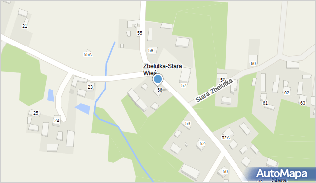 Stara Zbelutka, Stara Zbelutka, 54, mapa Stara Zbelutka
