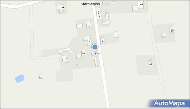 Starbienino, Starbienino, 5, mapa Starbienino