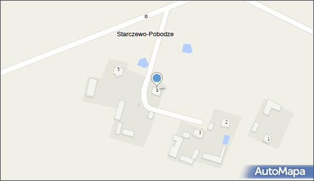 Starczewo-Pobodze, Starczewo-Pobodze, 4, mapa Starczewo-Pobodze