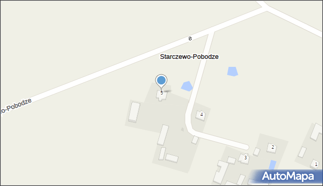 Starczewo-Pobodze, Starczewo-Pobodze, 5, mapa Starczewo-Pobodze