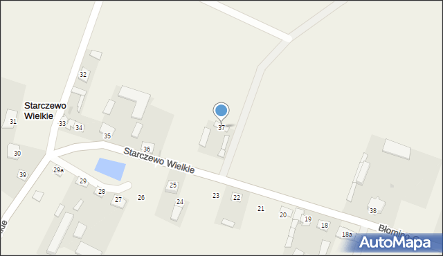 Starczewo Wielkie, Starczewo Wielkie, 37, mapa Starczewo Wielkie