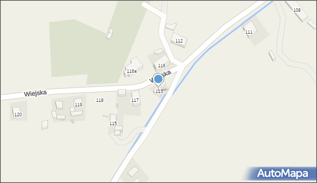 Starczów, Starczów, 113, mapa Starczów