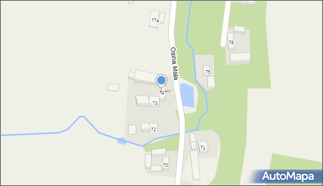 Starczówek, Starczówek, 74, mapa Starczówek