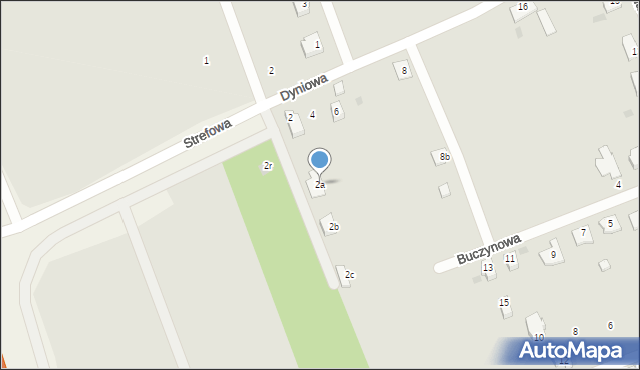 Stare Bielice, Strefowa, 36a, mapa Stare Bielice