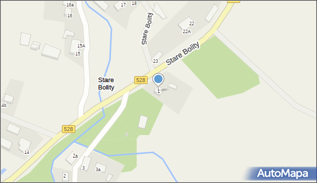 Stare Bolity, Stare Bolity, 1, mapa Stare Bolity