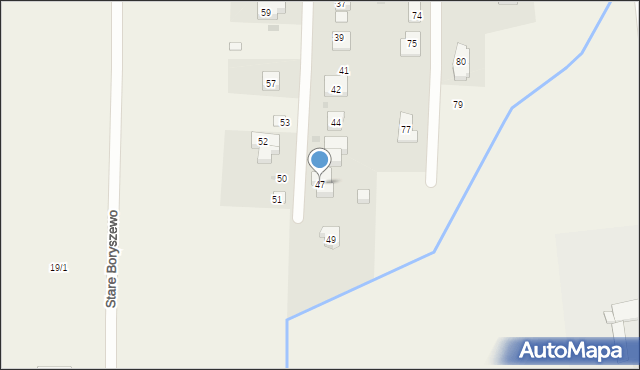 Stare Boryszewo, Stare Boryszewo, 47, mapa Stare Boryszewo