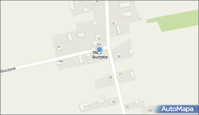 Stare Buczyce, Stare Buczyce, 29, mapa Stare Buczyce