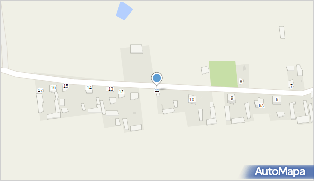 Stare Budy, Stare Budy, 11, mapa Stare Budy