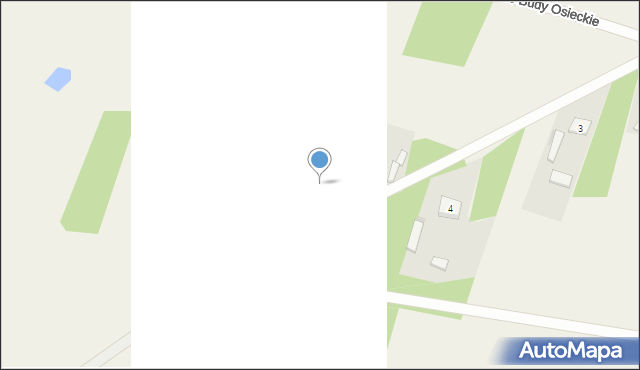 Stare Budy Osieckie, Stare Budy Osieckie, 5a, mapa Stare Budy Osieckie