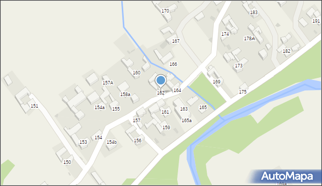 Stare Bystre, Stare Bystre, 162, mapa Stare Bystre