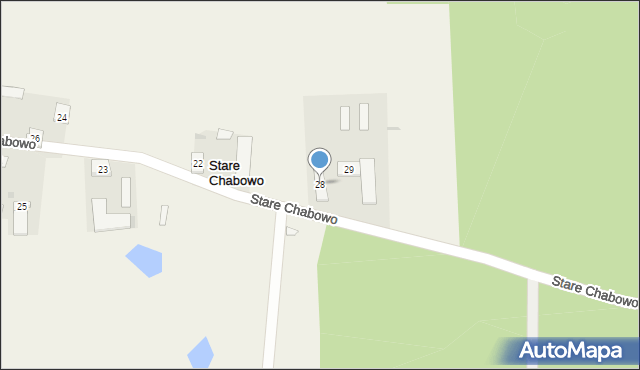 Stare Chabowo, Stare Chabowo, 28, mapa Stare Chabowo