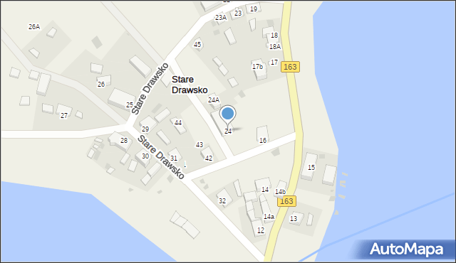 Stare Drawsko, Stare Drawsko, 24, mapa Stare Drawsko