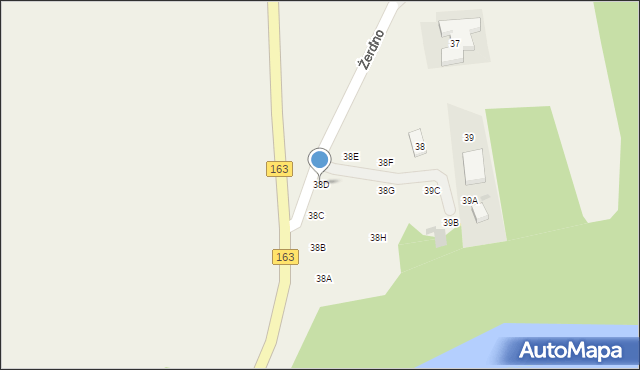 Stare Drawsko, Stare Drawsko, 38D, mapa Stare Drawsko