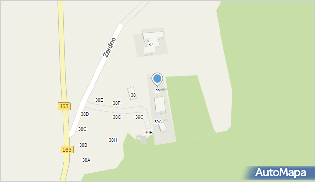 Stare Drawsko, Stare Drawsko, 39, mapa Stare Drawsko