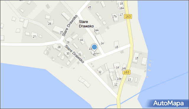 Stare Drawsko, Stare Drawsko, 42, mapa Stare Drawsko
