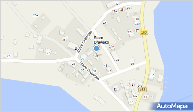 Stare Drawsko, Stare Drawsko, 44, mapa Stare Drawsko