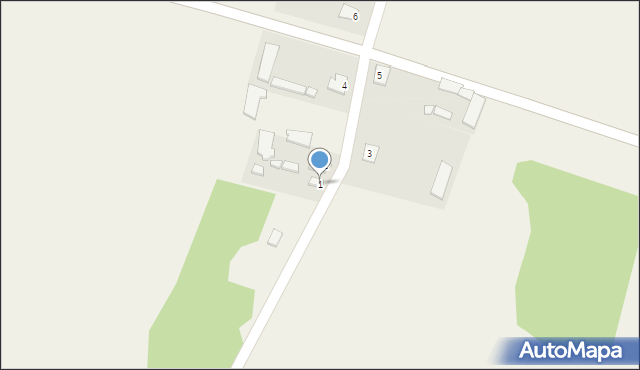 Stare Garbowo, Stare Garbowo, 1, mapa Stare Garbowo