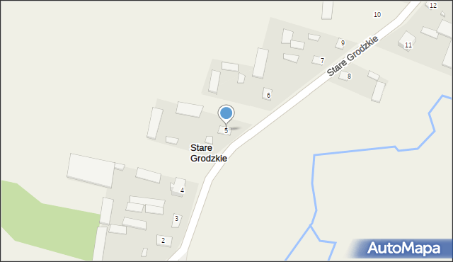 Stare Grodzkie, Stare Grodzkie, 5, mapa Stare Grodzkie