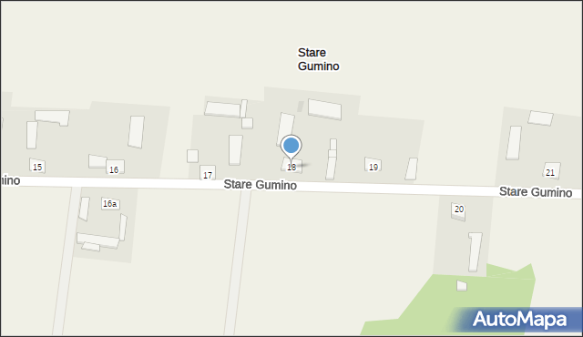 Stare Gumino, Stare Gumino, 18, mapa Stare Gumino