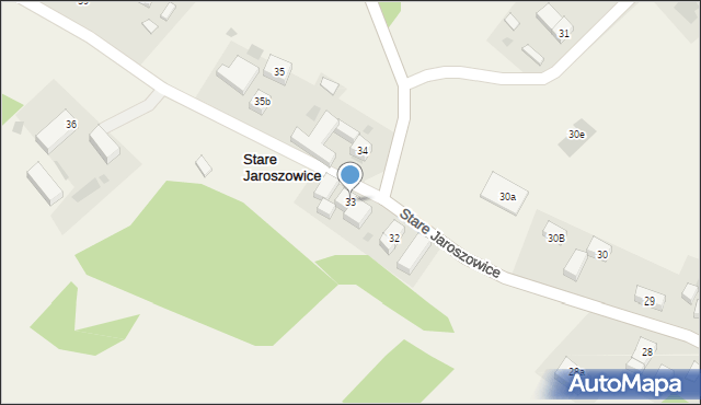 Stare Jaroszowice, Stare Jaroszowice, 33, mapa Stare Jaroszowice