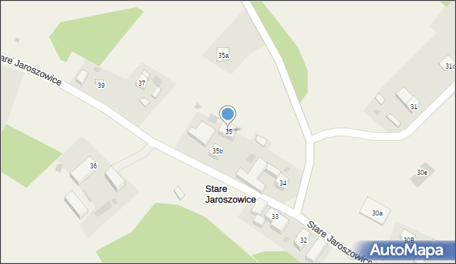 Stare Jaroszowice, Stare Jaroszowice, 35, mapa Stare Jaroszowice