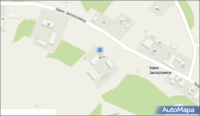 Stare Jaroszowice, Stare Jaroszowice, 36, mapa Stare Jaroszowice