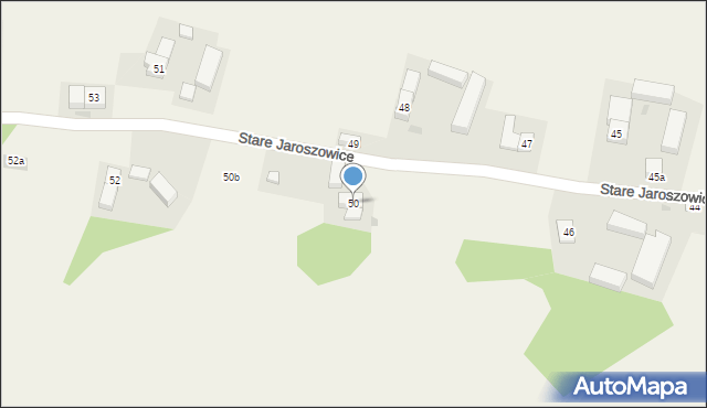 Stare Jaroszowice, Stare Jaroszowice, 50, mapa Stare Jaroszowice