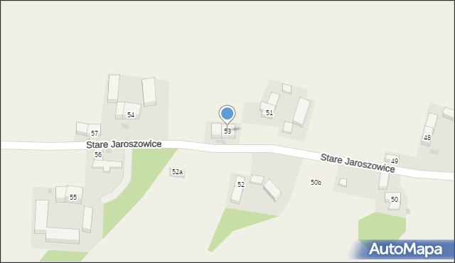 Stare Jaroszowice, Stare Jaroszowice, 53, mapa Stare Jaroszowice