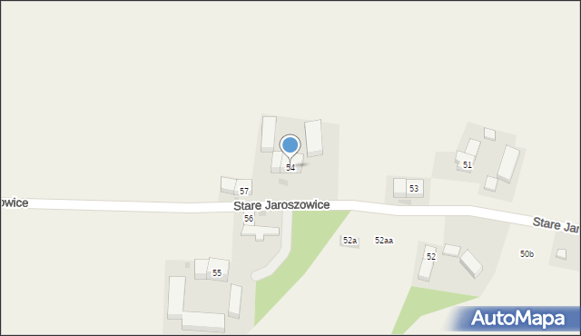 Stare Jaroszowice, Stare Jaroszowice, 54, mapa Stare Jaroszowice