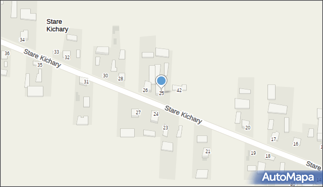 Stare Kichary, Stare Kichary, 25, mapa Stare Kichary