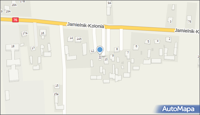 Stare Kobiałki, Stare Kobiałki, 11, mapa Stare Kobiałki
