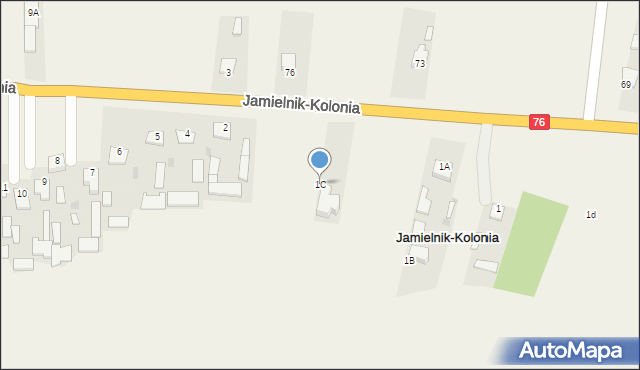 Stare Kobiałki, Stare Kobiałki, 1C, mapa Stare Kobiałki