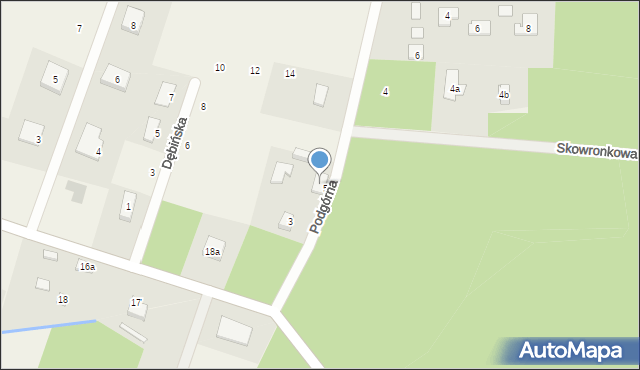 Stare Krasnodęby, Stare Krasnodęby, 20, mapa Stare Krasnodęby