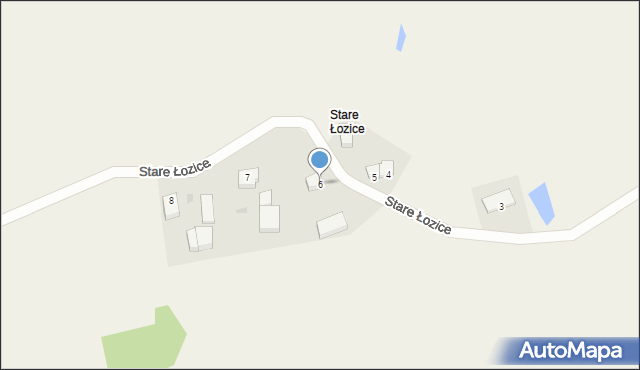 Stare Łozice, Stare Łozice, 6, mapa Stare Łozice