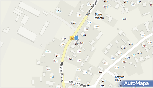 Stare Miasto, Stare Miasto, 148, mapa Stare Miasto