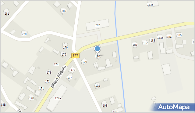 Stare Miasto, Stare Miasto, 180, mapa Stare Miasto
