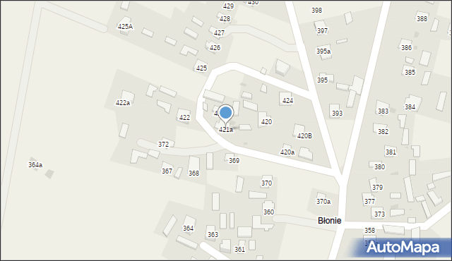 Stare Miasto, Stare Miasto, 421a, mapa Stare Miasto