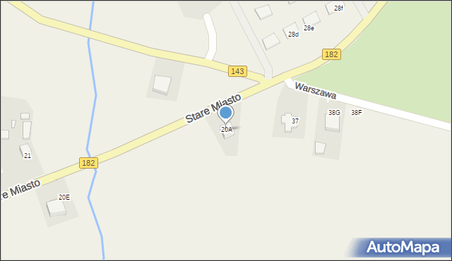 Stare Miasto, Stare Miasto, 20A, mapa Stare Miasto