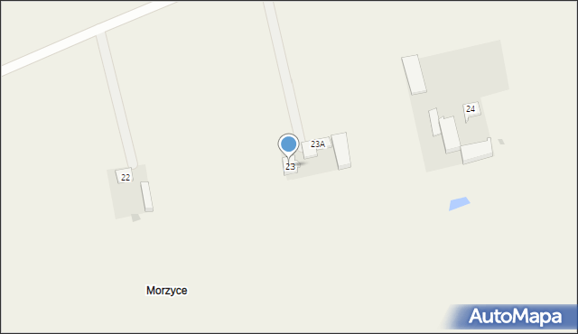 Stare Morzyce, Stare Morzyce, 23, mapa Stare Morzyce