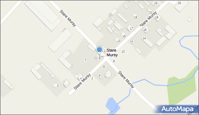 Stare Mursy, Stare Mursy, 9, mapa Stare Mursy