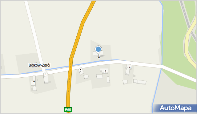 Stare Rochowice, Stare Rochowice, 4, mapa Stare Rochowice