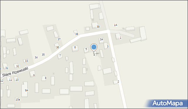 Stare Rzewuski, Stare Rzewuski, 4, mapa Stare Rzewuski