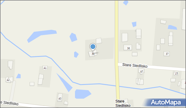 Stare Siedlisko, Stare Siedlisko, 39, mapa Stare Siedlisko